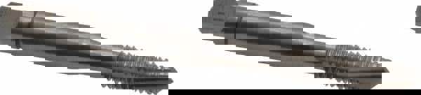 Spiral Point Tap: M6x1 Metric, 3 Flutes, Plug Chamfer, 6H Class of Fit, Powdered Metal High-Speed Steel, Bright/Uncoated