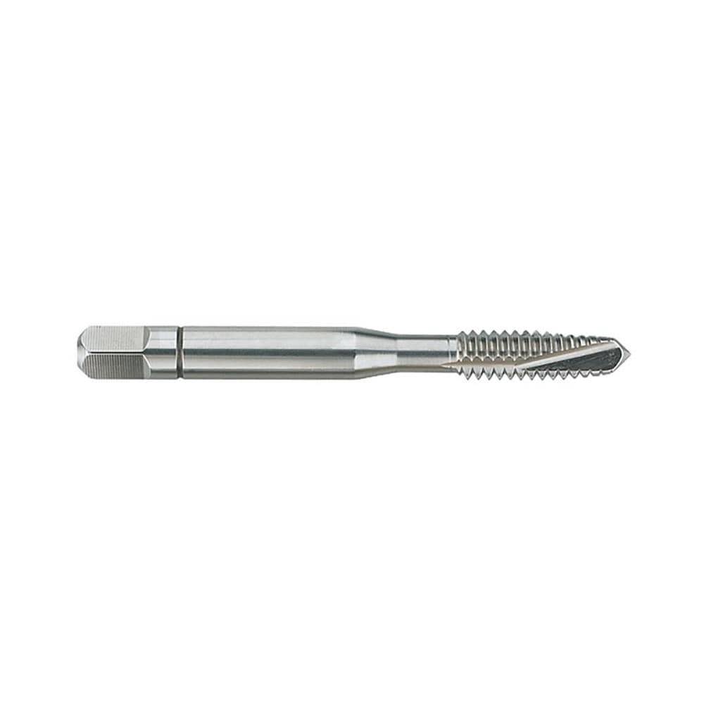 Spiral Point Tap: M6 x 1, Metric Coarse, 3 Flutes, Plug, Powdered Metal, Bright Finish
