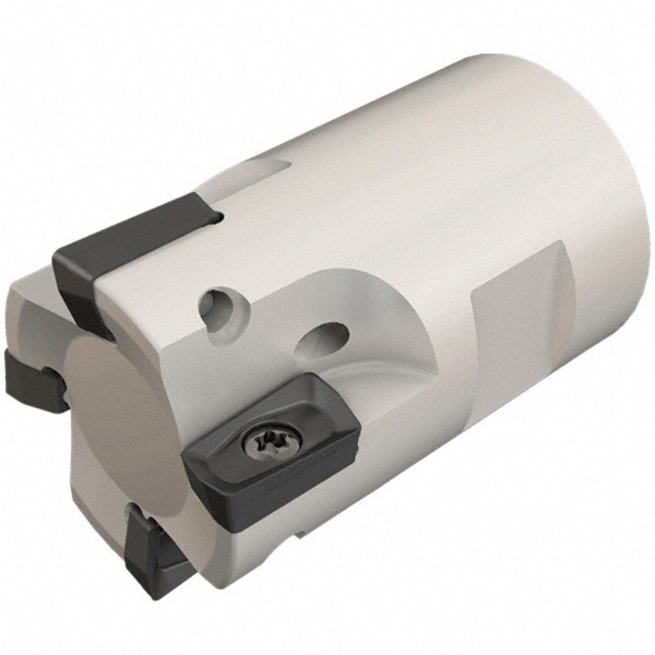 20mm Cut Diam, 7.7mm Max Depth, T12 Modular Connection Shank, 31mm OAL, Indexable Square-Shoulder End Mill