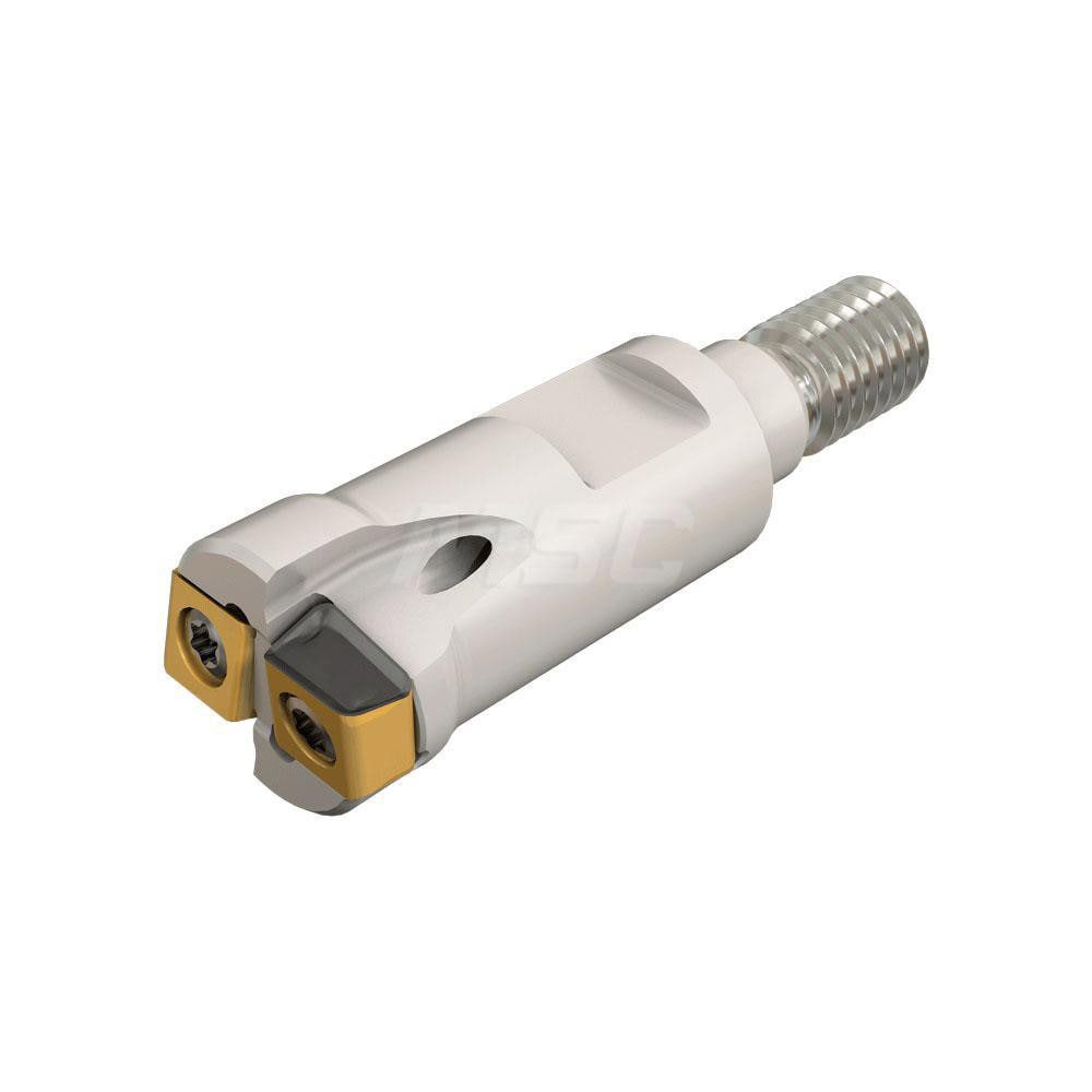 15.95mm Cut Diam, 2.5mm Max Depth of Cut, Indexable Plunge End Mill