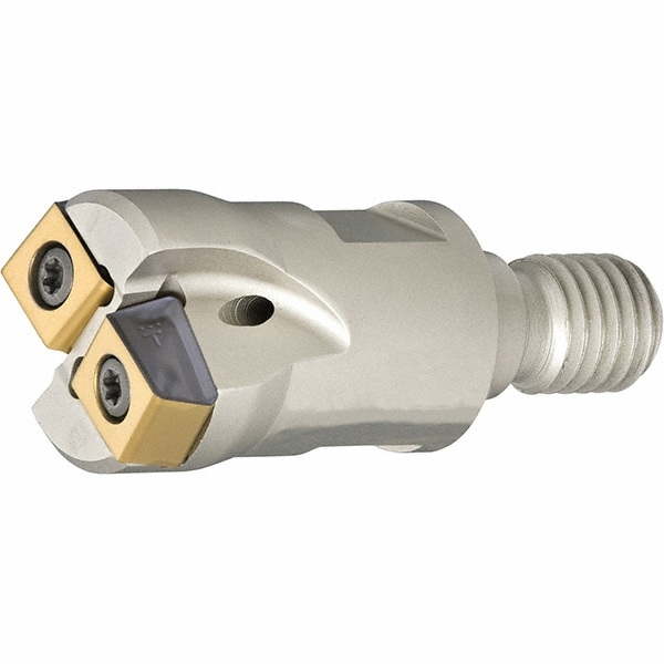 25.2mm Cut Diam, 2.5mm Max Depth of Cut, Indexable Plunge End Mill