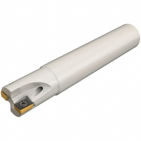 22mm Cut Diam, 8mm Max Depth, 20mm Shank Diam, Cylindrical Shank, 115mm OAL, Indexable Square-Shoulder End Mill