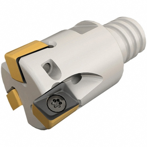 20mm Cut Diam, 8mm Max Depth, T12 Modular Connection Shank, 24mm OAL, Indexable Square-Shoulder End Mill