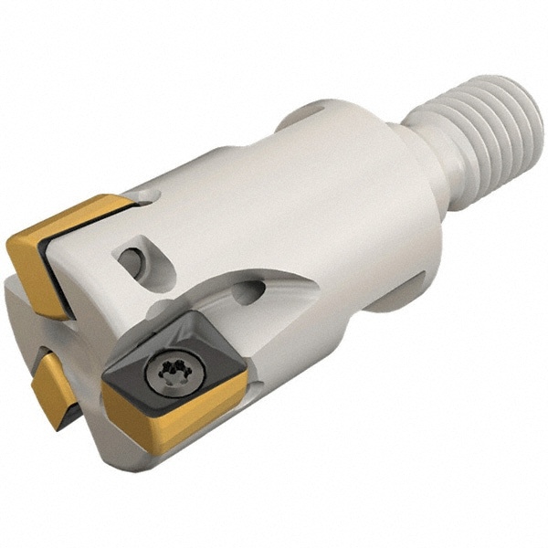 32mm Cut Diam, 8mm Max Depth, M16 Modular Connection Shank, 30mm OAL, Indexable Square-Shoulder End Mill