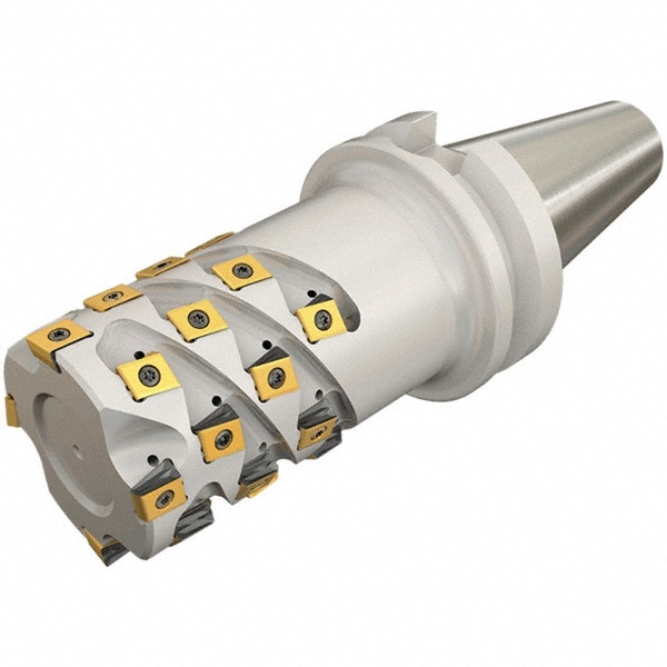 80mm Cut Diam, 128mm Max Depth, BT50 Taper Shank, Indexable Square-Shoulder End Mill