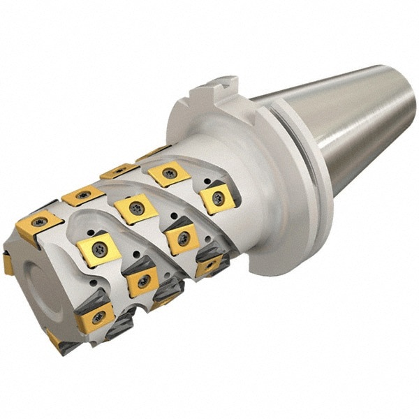 63mm Cut Diam, 117mm Max Depth, INT50 Taper Shank, Indexable Square-Shoulder End Mill