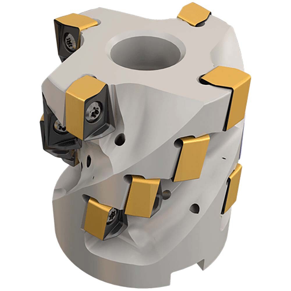 50mm Cut Diam, 22mm Arbor Hole Diam, 35mm Max Depth, Indexable Square-Shoulder Face Mill
