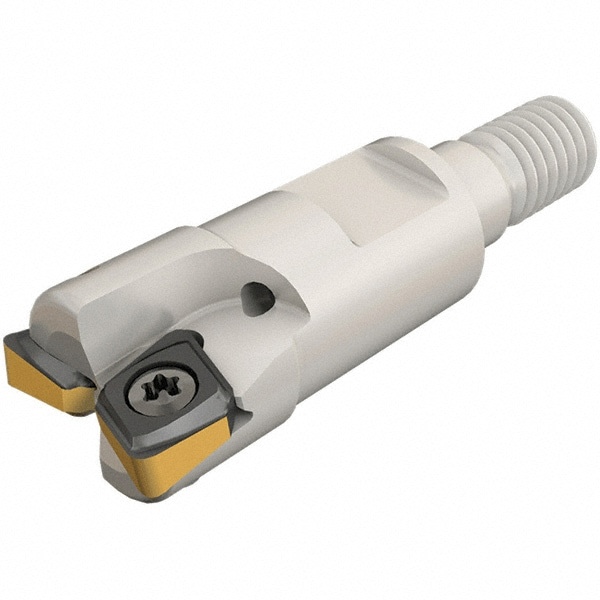 20mm Cut Diam, 4mm Max Depth, M10 Modular Connection Shank, 30mm OAL, Indexable Square-Shoulder End Mill