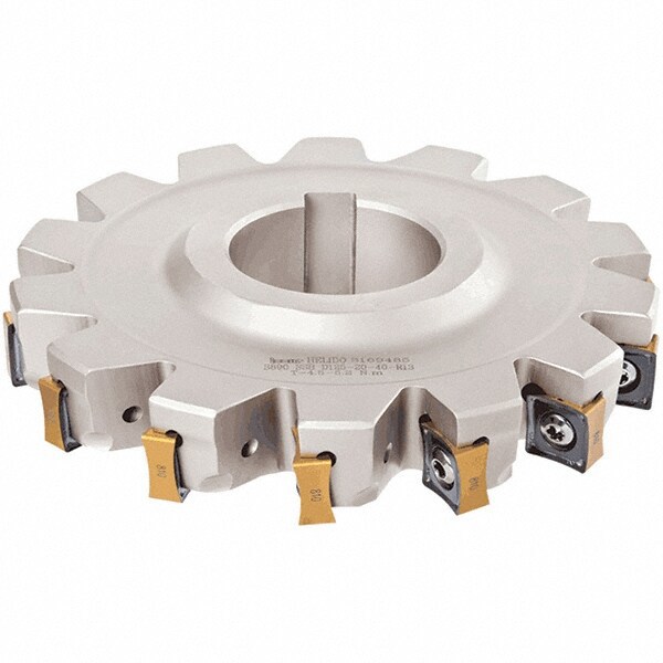 160mm Cut Diam, 40mm Arbor Hole Diam, 12.5mm Max Depth, Indexable Square-Shoulder Face Mill