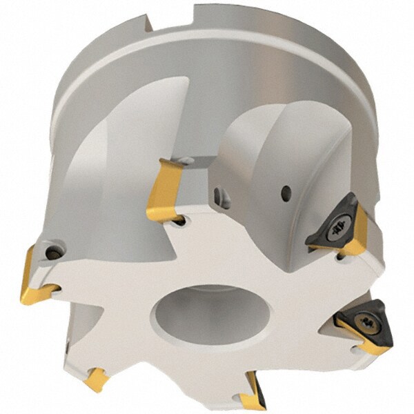 63mm Cut Diam, 27mm Arbor Hole Diam, 8mm Max Depth, Indexable Square-Shoulder Face Mill