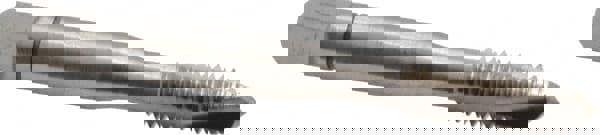 Spiral Point Tap: M8x1.25 Metric, 3 Flutes, Plug Chamfer, 6H Class of Fit, Powdered Metal High-Speed Steel, Bright/Uncoated