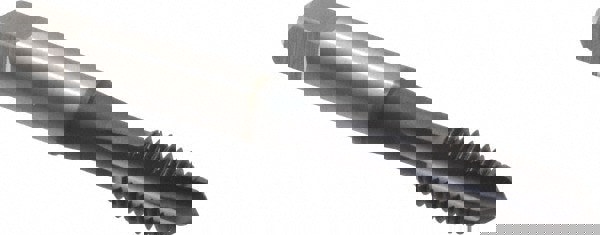 Spiral Point Tap: M8 x 1.25, Metric Coarse, 3 Flutes, Plug, 6H, Powdered Metal, TiCN Finish