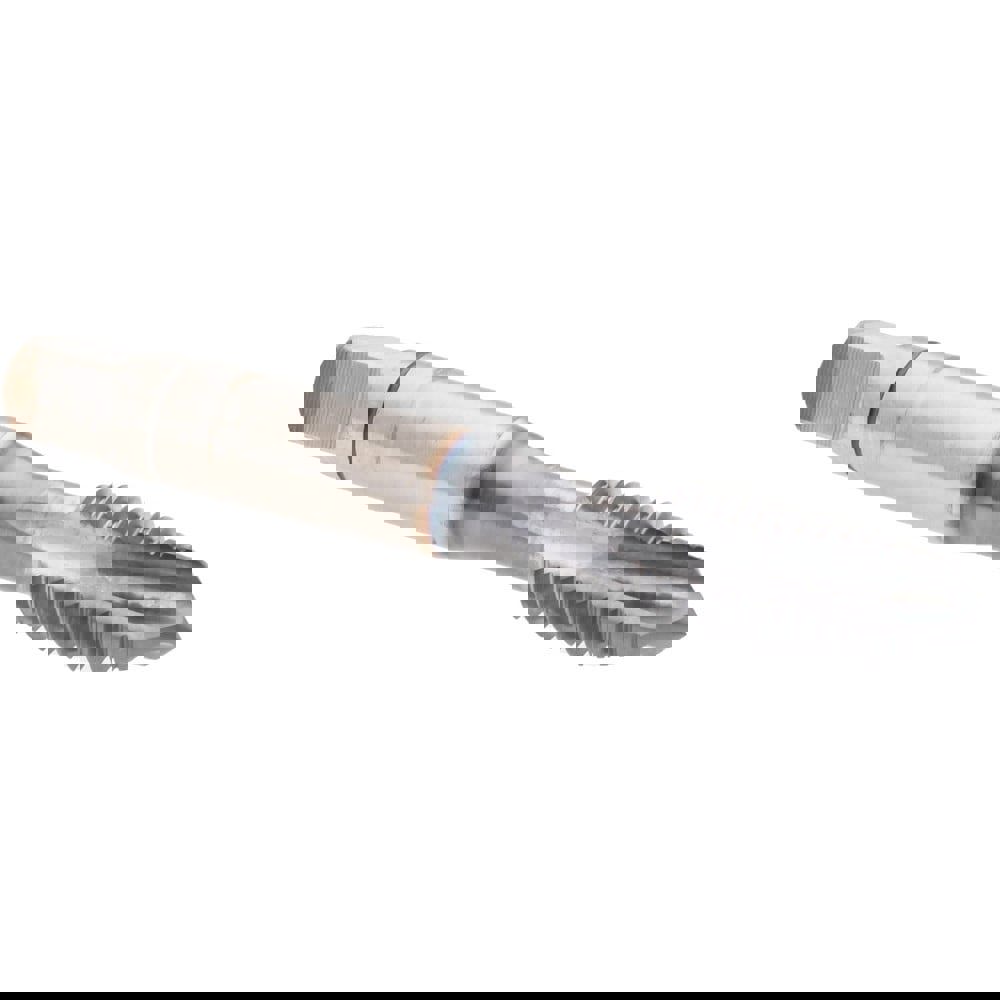 Spiral Point Tap: M10 x 1.5, Metric Coarse, 3 Flutes, Plug, 6H, Powdered Metal, TiCN Finish