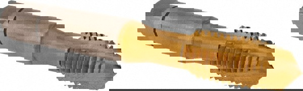 Spiral Point Tap: M10 x 1.5, Metric Coarse, 3 Flutes, Plug, 6H, Powdered Metal, TiN Finish