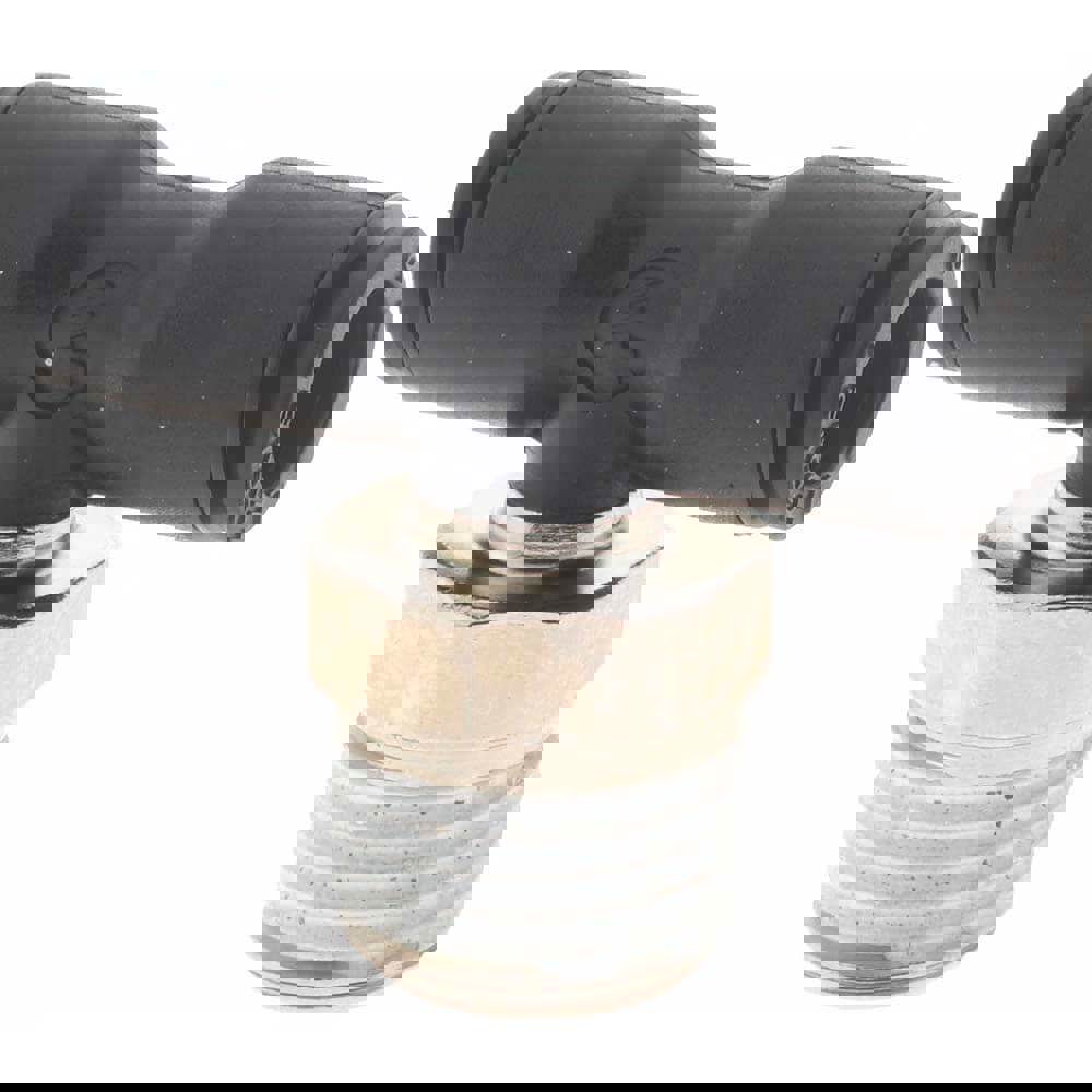 Push-To-Connect Tube to Male BSPT Tube Fitting: Male Branch Tee, 1/4