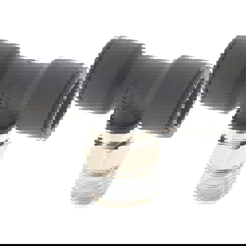 Push-To-Connect Tube to Male BSPT Tube Fitting: Male Branch Tee, 3/8