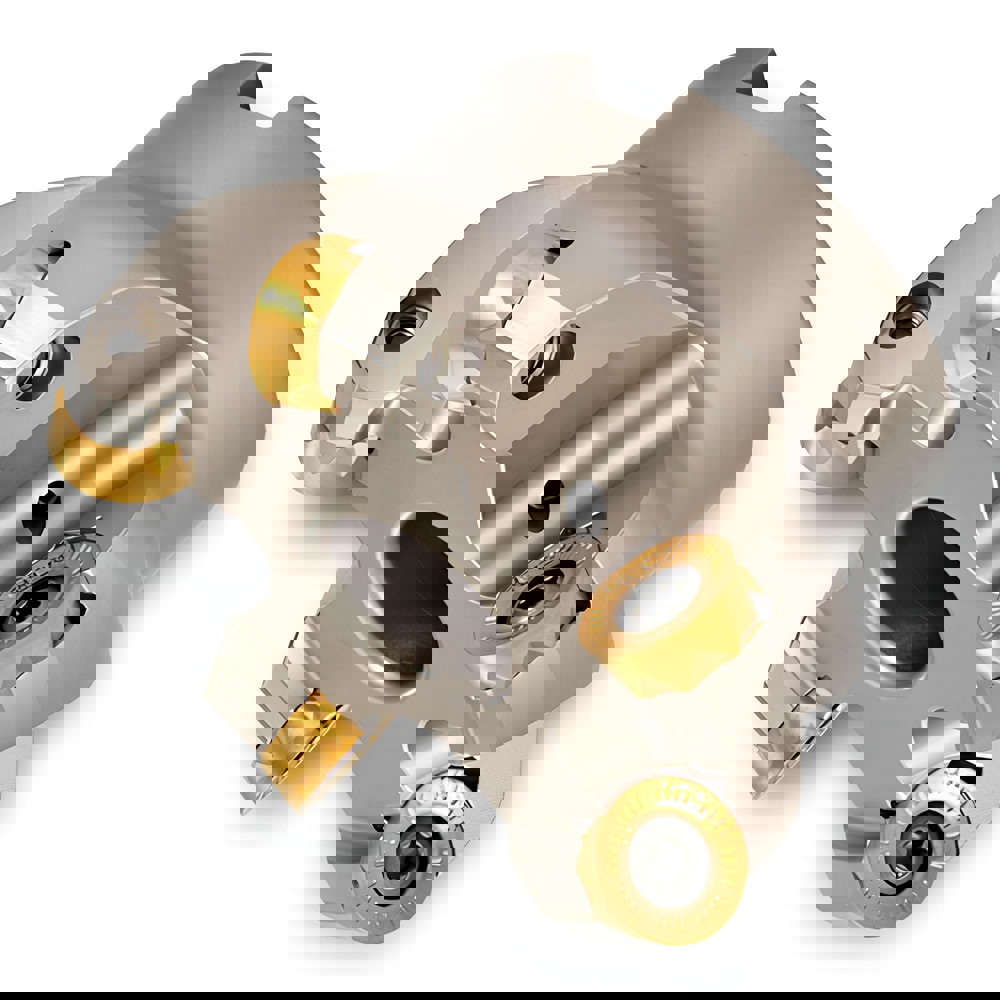 Indexable Copy Face Mill: 125 mm Max Cut Dia, 40 mm Arbor Hole