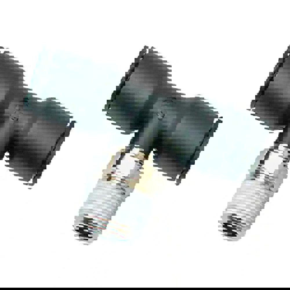 Push-To-Connect Tube to Male BSPT Tube Fitting: Male Branch Tee, 1/8