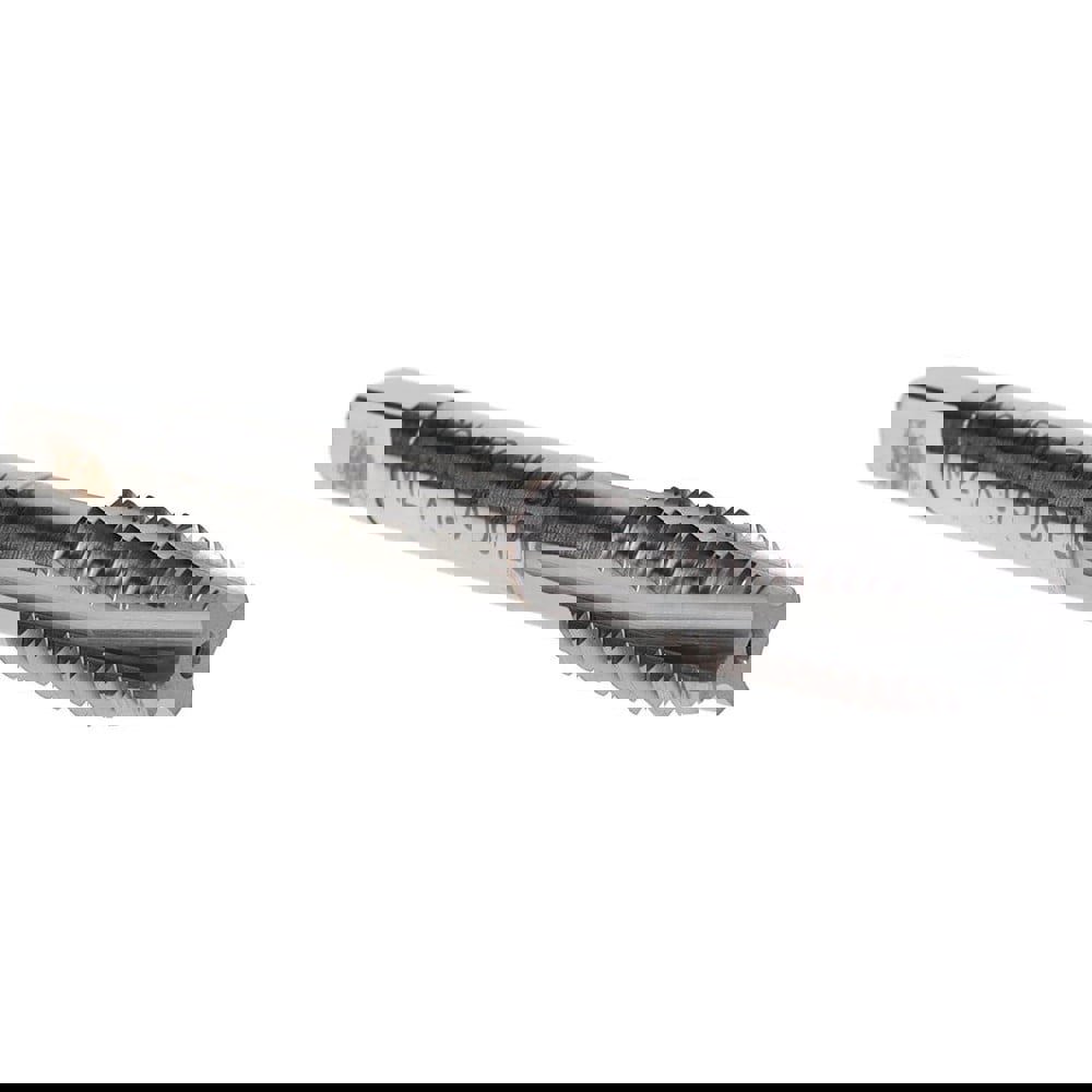 Spiral Point Tap: M12x1.75 Metric Coarse, 3 Flutes, Plug, 6H Class of Fit, Powdered Metal, TiCN Coated