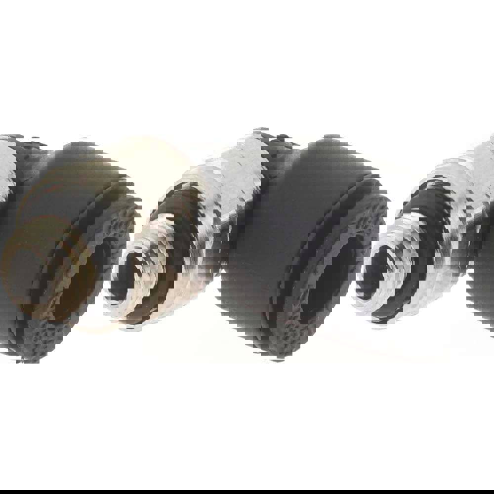 Push-To-Connect Tube Fitting: Male Elbow, #10-32 Thread, 5/32