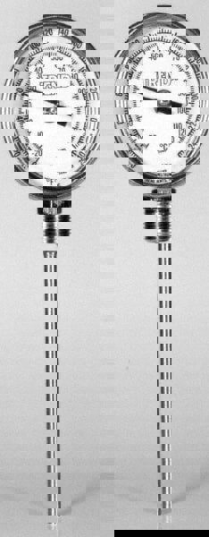 Bimetal Dial Thermometer: 0 to 140 &deg; F, 9