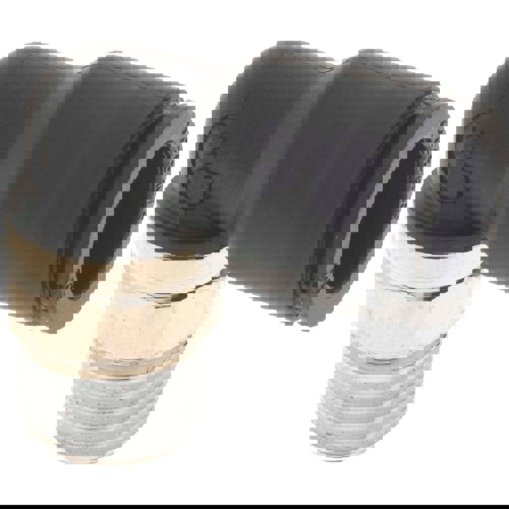 Push-To-Connect Tube to Male BSPT Tube Fitting: Male Elbow, 1/4