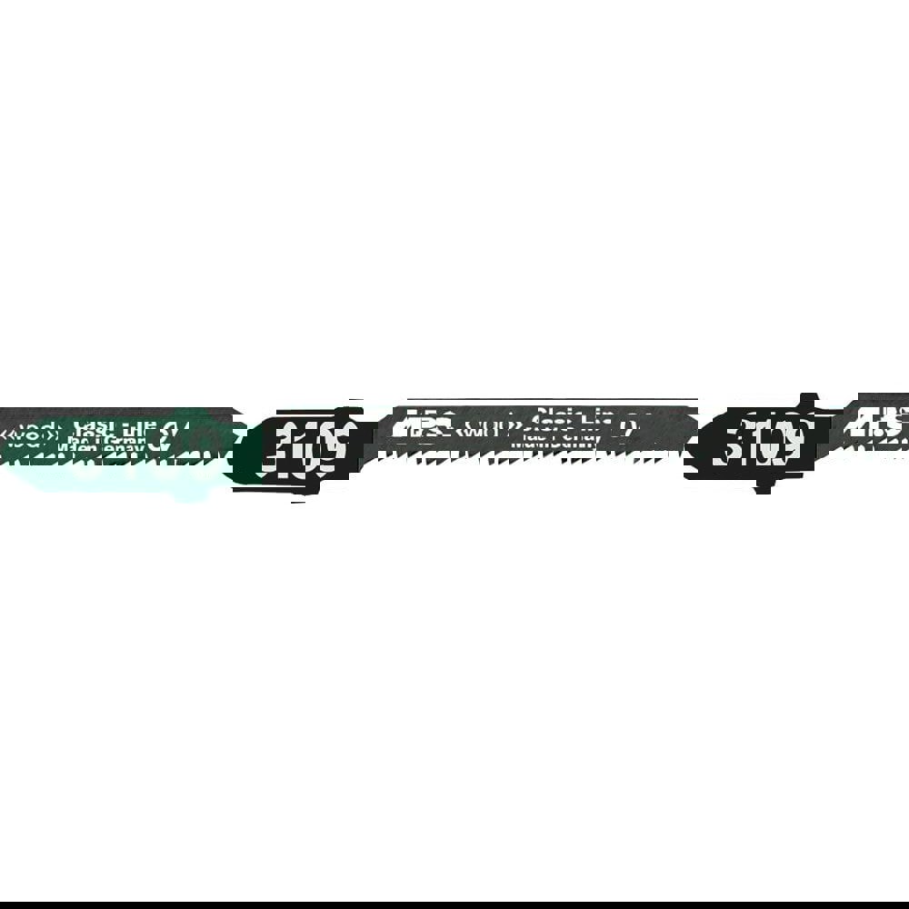 Jig Saw Blades; Blade Material: Alloy Steel ; Blade Length (Inch): 3.3464585 ; Blade Length (mm): 85.0000 ; Blade Width (Decimal Inch): 0.3150 ; Blade Thickness (Decimal Inch): 0.0490 ; Shank Type: T-Shank