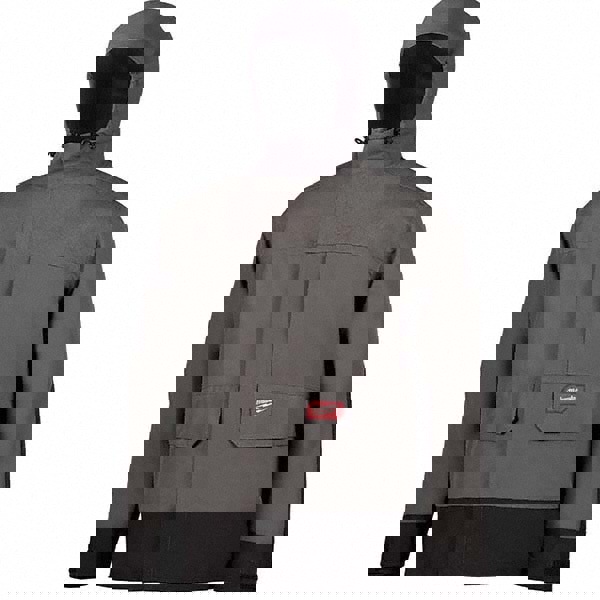 Rain Jacket: Size M, Gray, Polyester & Polyurethane