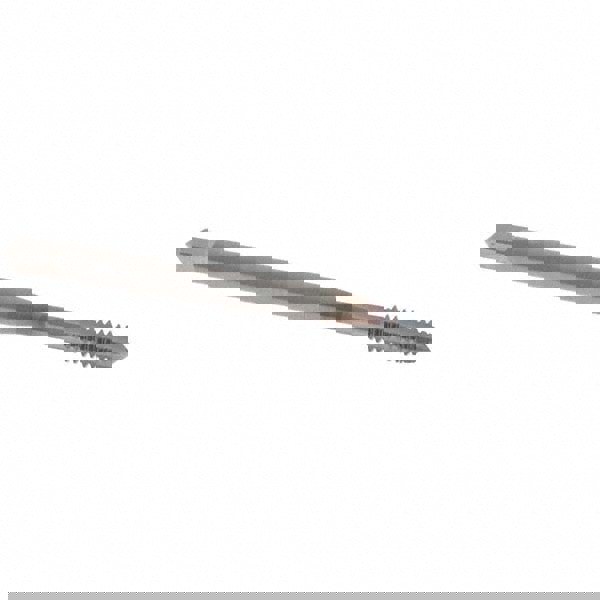 Straight Flute Tap: #6-32 UNC, 4 Flutes, Modified Bottoming, 2B Class of Fit, Solid Carbide, TiCN Coated