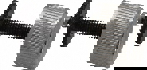 1/4-20 Inch, Steel Thread, Knurled Head, No Shoulder, Swivel Pad Thumb Screw