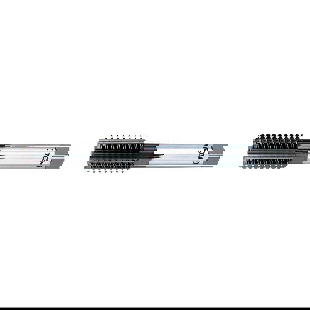 Straight Flute Tap: #10-24 UNC, 4 Flute, Modified Bottoming Chamfer, 2B Class of Fit, Solid Carbide, V Finish