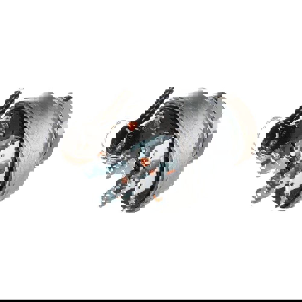 Automotive Switches; Switch Type: Ignition Switch-12v ; Number Of Connections: 5 ; Contact Form: .25 Blade ; Sequence: ACC-Off-On/ACC-Start ; Amperage: 30 ; Voltage: 12