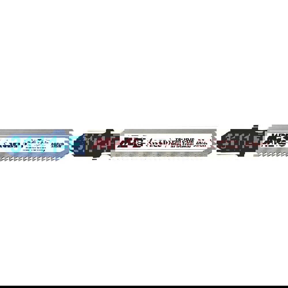 Jig Saw Blades; Blade Material: Bi-Metal ; Blade Length (Inch): 2.9527575 ; Blade Length (mm): 75.0000 ; Blade Width (Decimal Inch): 0.3150 ; Blade Thickness (Decimal Inch): 0.0390 ; Shank Type: T-Shank