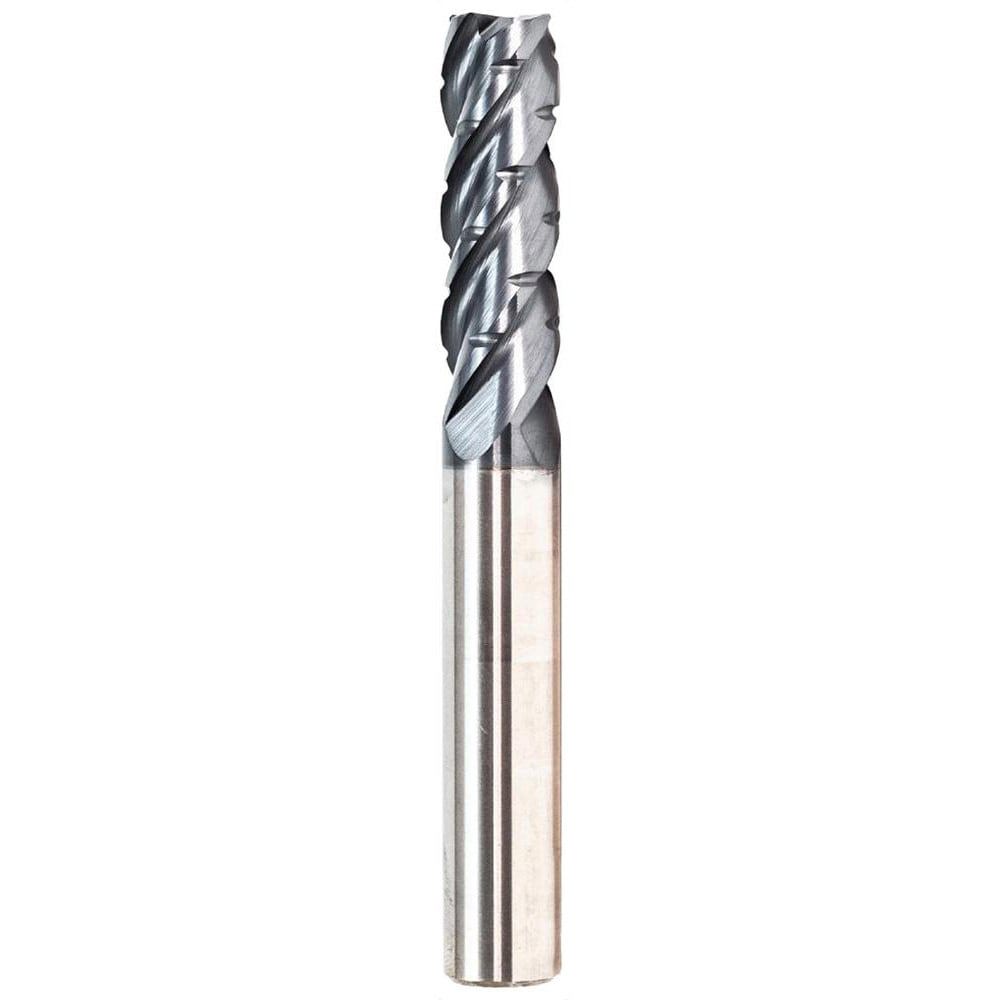 Corner Radius End Mill: 1/4