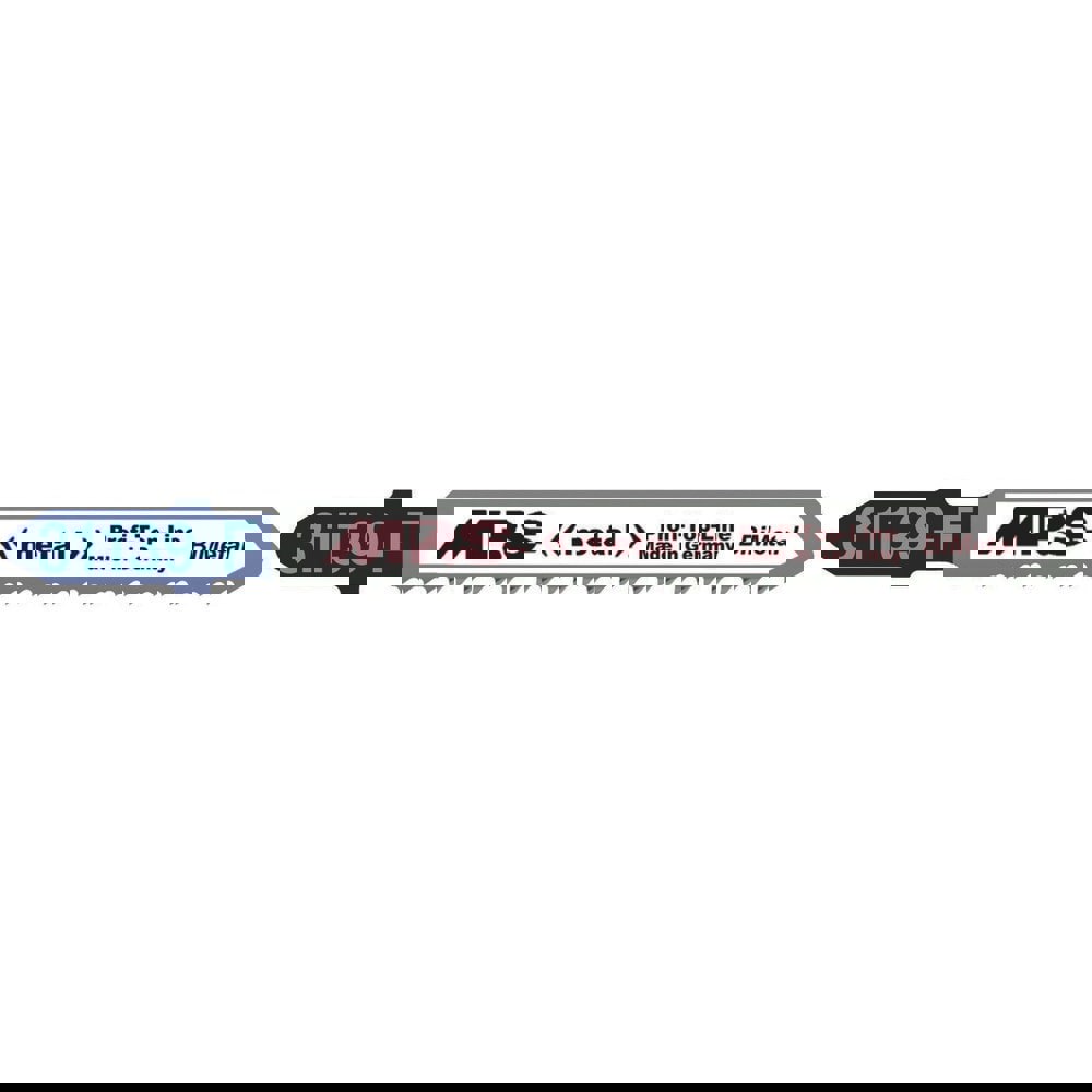 Jig Saw Blades; Blade Material: Bi-Metal ; Blade Length (Inch): 3.543309 ; Blade Length (mm): 90.0000 ; Blade Width (Decimal Inch): 0.3150 ; Blade Thickness (Decimal Inch): 0.0390 ; Shank Type: T-Shank