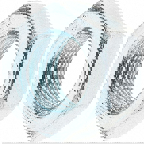 Hex Nut: 3/8-16, Grade 5 Steel, Zinc-Plated