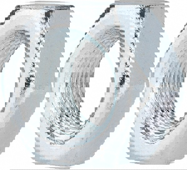 Hex Nut: 1/2-13, Grade 5 Steel, Zinc-Plated