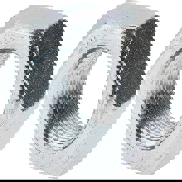 Hex Nut: 3/4-10, Grade 5 Steel, Zinc-Plated