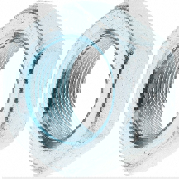 Hex Nut: 1-14, SAE J995 Grade 5 Steel, Zinc-Plated