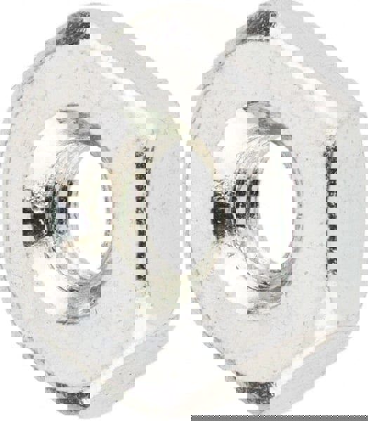 Machine Screw Hex Nut: #4-40, Steel, Zinc Finish