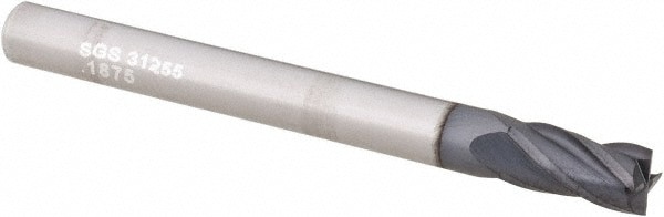 Square End Mill: 3/16