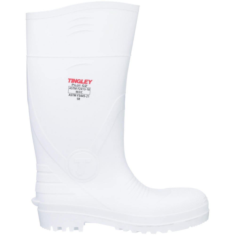 Boots & Shoes; Footwear Style: Knee Boot ; Gender: Unisex ; Women's Size: 10 ; Men's Size: 8 ; Upper Material: PVC ; Outsole Material: PVC