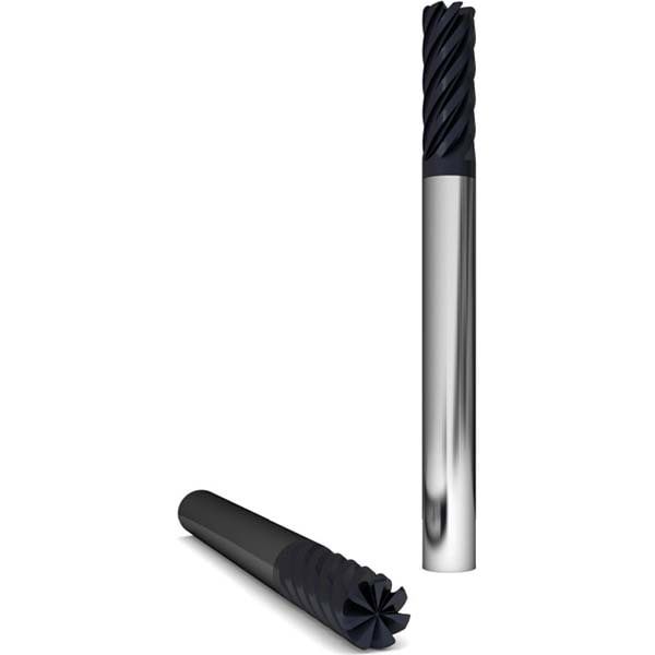 Square End Mill: 3/4'' Dia, 1-5/8'' LOC, 3/4'' Shank Dia, 4'' OAL, 7 Flutes, Solid Carbide
