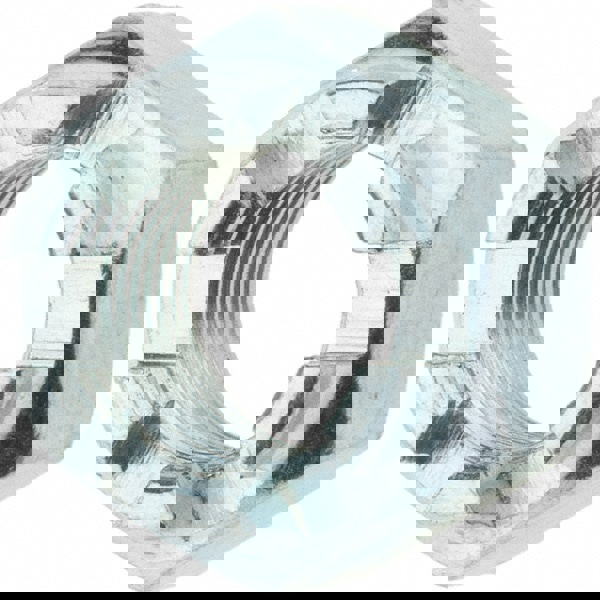 Castle Lock Nut: 1/2-20, Grade 5 Steel, Zinc Finish