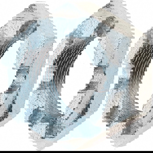 Hex Lock Nut: 3/4-16, Grade 5 Steel, Zinc-Plated