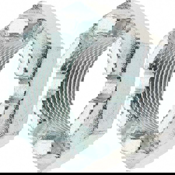 Hex Lock Nut: 7/8-14, Grade 5 Steel, Zinc-Plated