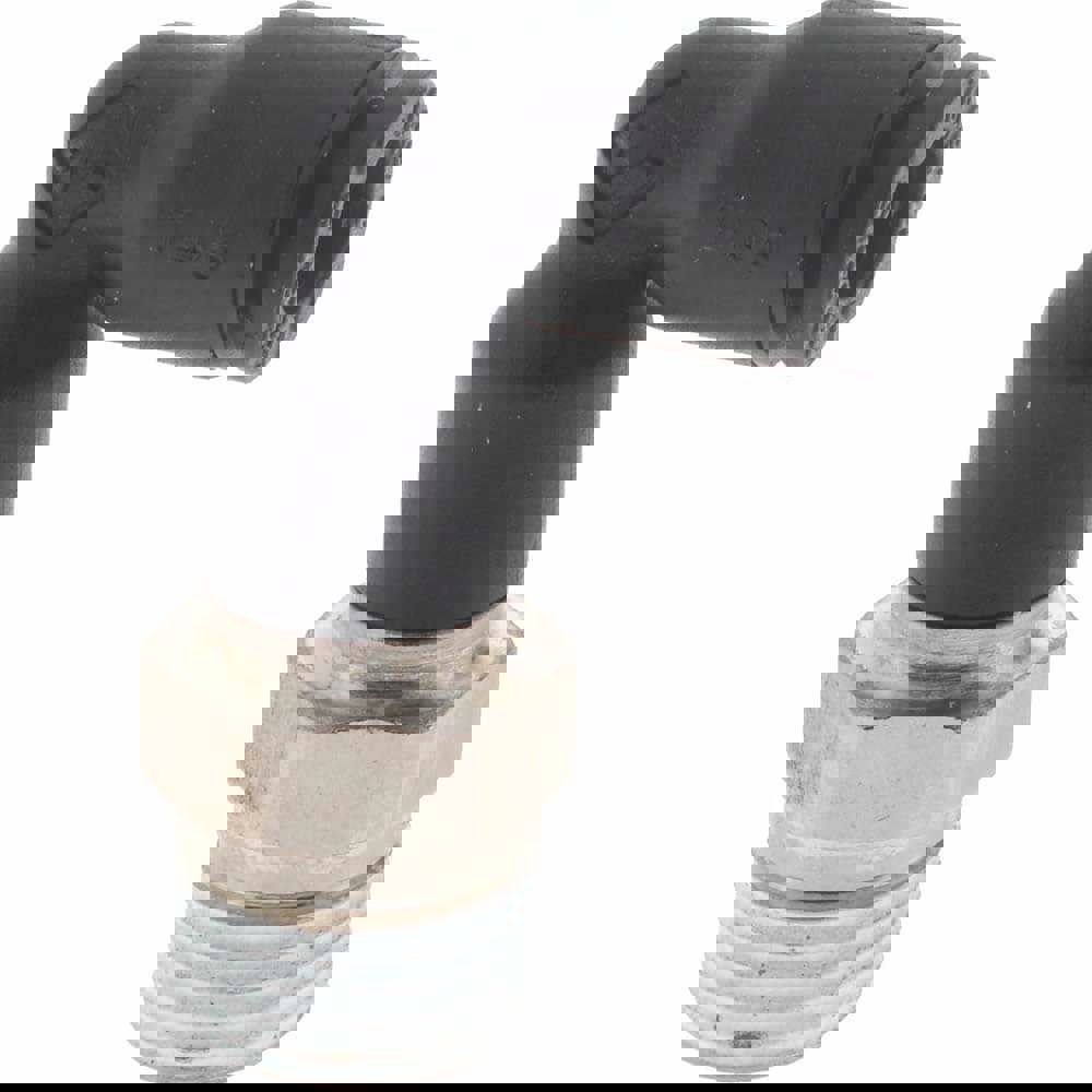 Push-To-Connect Tube to Male NPT Tube Fitting: Extended Male Elbow, 1/8