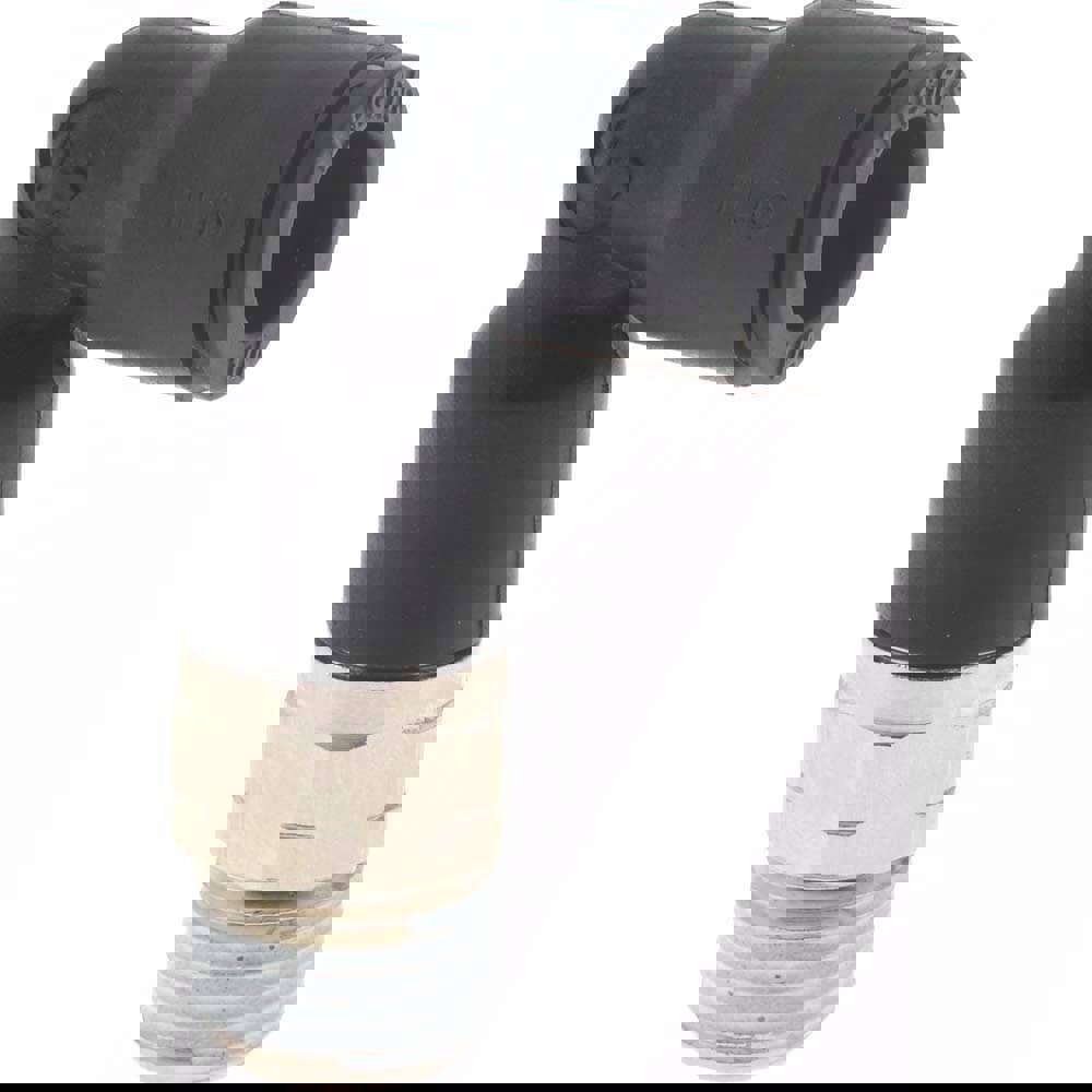 Push-To-Connect Tube to Male NPT Tube Fitting: Extended Male Elbow, 1/8