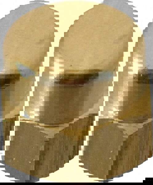 Industrial Pipe End Cap: 1/8