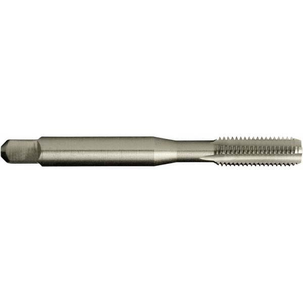 Straight Flute Tap: #6-32 UNC, 3 Flutes, Bottoming, 2B Class of Fit, High Speed Steel, Bright/Uncoated